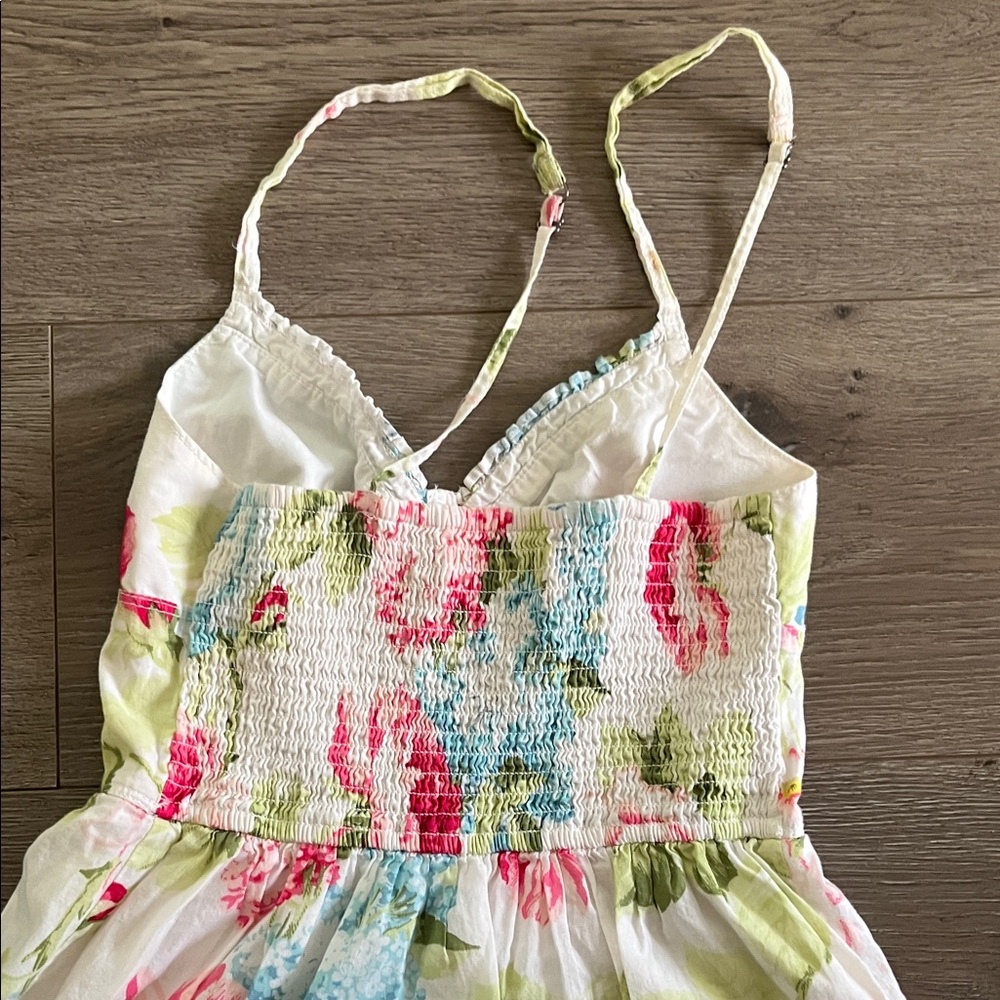 Abercrombie & Fitch Floral Mini Dress - White and Pink - Picture 5 of 7